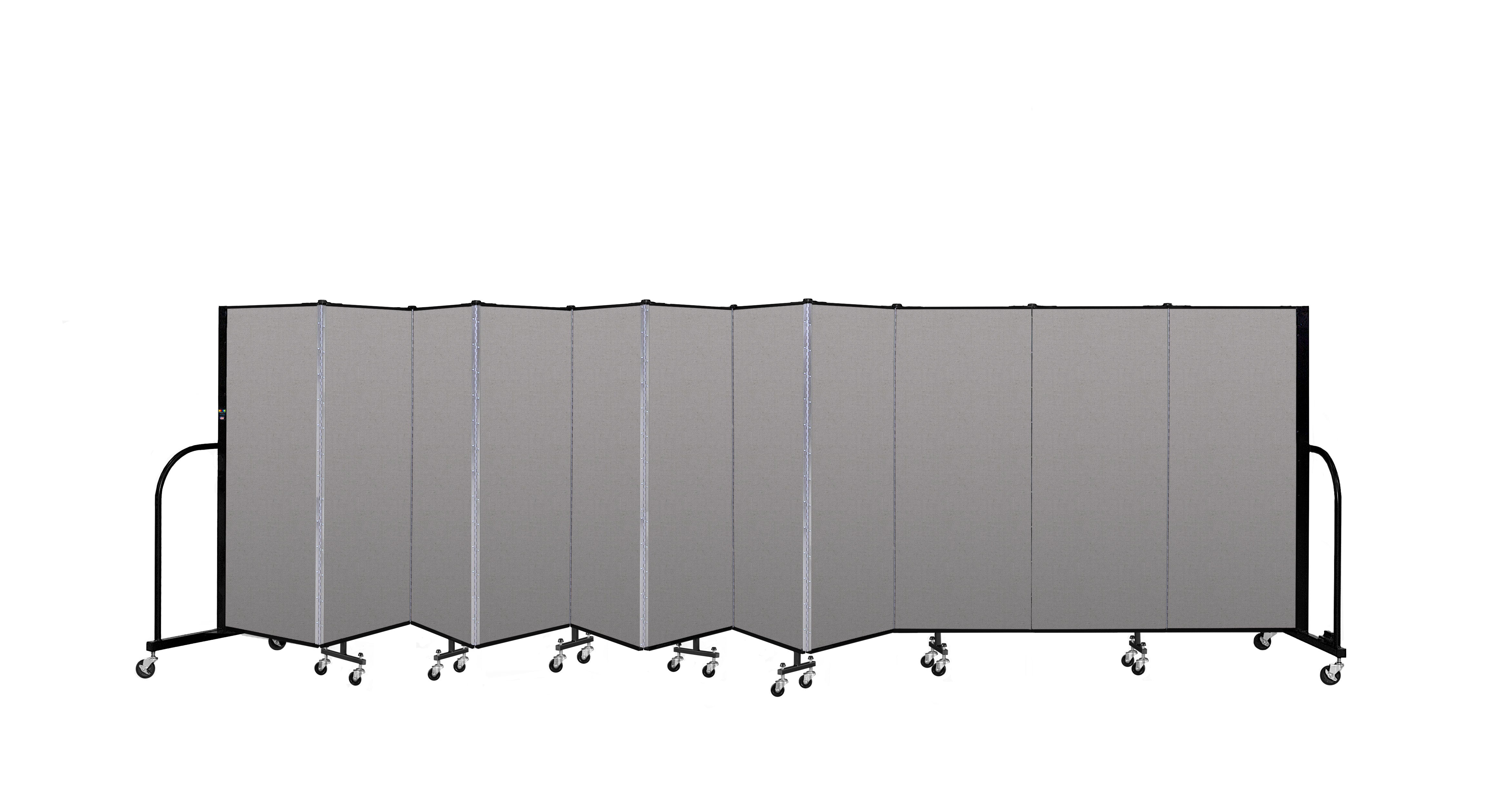 Signature Room Divider - 5'H x 20' 5"L - 11 Panel, Granite, Vinyl