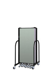 Signature Room Divider - 5'H x 20' 5"L - 11 Panel, Mint, Vinyl