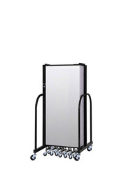 Signature Room Divider - 5'H x 20' 5"L - 11 Panel, Ice, Vinyl