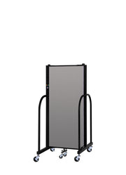 Signature Room Divider - 5'H x 5' 9"L - 3 Panel, Granite, Vinyl