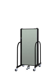Signature Room Divider - 5'H x 5' 9"L - 3 Panel, Mint, Vinyl