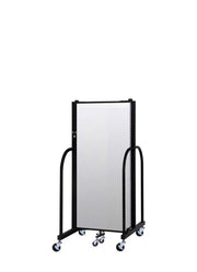Signature Room Divider - 5'H x 5' 9"L - 3 Panel, Ice, Vinyl