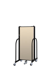 Signature Room Divider - 5'H x 5' 9"L - 3 Panel, Hazelnut, Vinyl