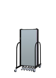 Signature Room Divider - 5'H x 13' 1"L - 7 Panel, Blue Tide, Vinyl
