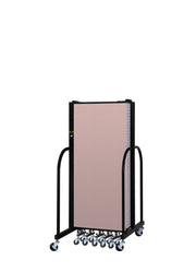 Signature Room Divider - 5'H x 13' 1"L - 7 Panel, Rasberry, Vinyl