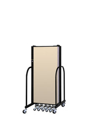 Signature Room Divider - 5'H x 13' 1"L - 7 Panel, Hazelnut, Vinyl
