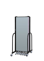Signature Room Divider - 6'H x 20' 5"L - 11 Panel, Blue Tide, Vinyl