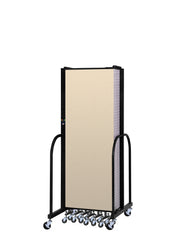 Signature Room Divider - 6'H x 20' 5"L - 11 Panel, Hazelnut, Vinyl