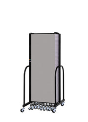 Signature Room Divider - 6'H x 24' 1"L - 13 Panel, Granite, Vinyl