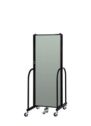 Signature Room Divider - 6'H x 5' 9"L - 3 Panel, Mint, Vinyl