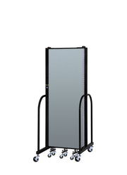 Signature Room Divider - 6'H x 9' 5"L - 5 Panel, Blue Tide, Vinyl