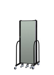 Signature Room Divider - 6'H x 9' 5"L - 5 Panel, Mint, Vinyl