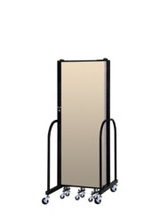 Signature Room Divider - 6'H x 9' 5"L - 5 Panel, Hazelnut, Vinyl
