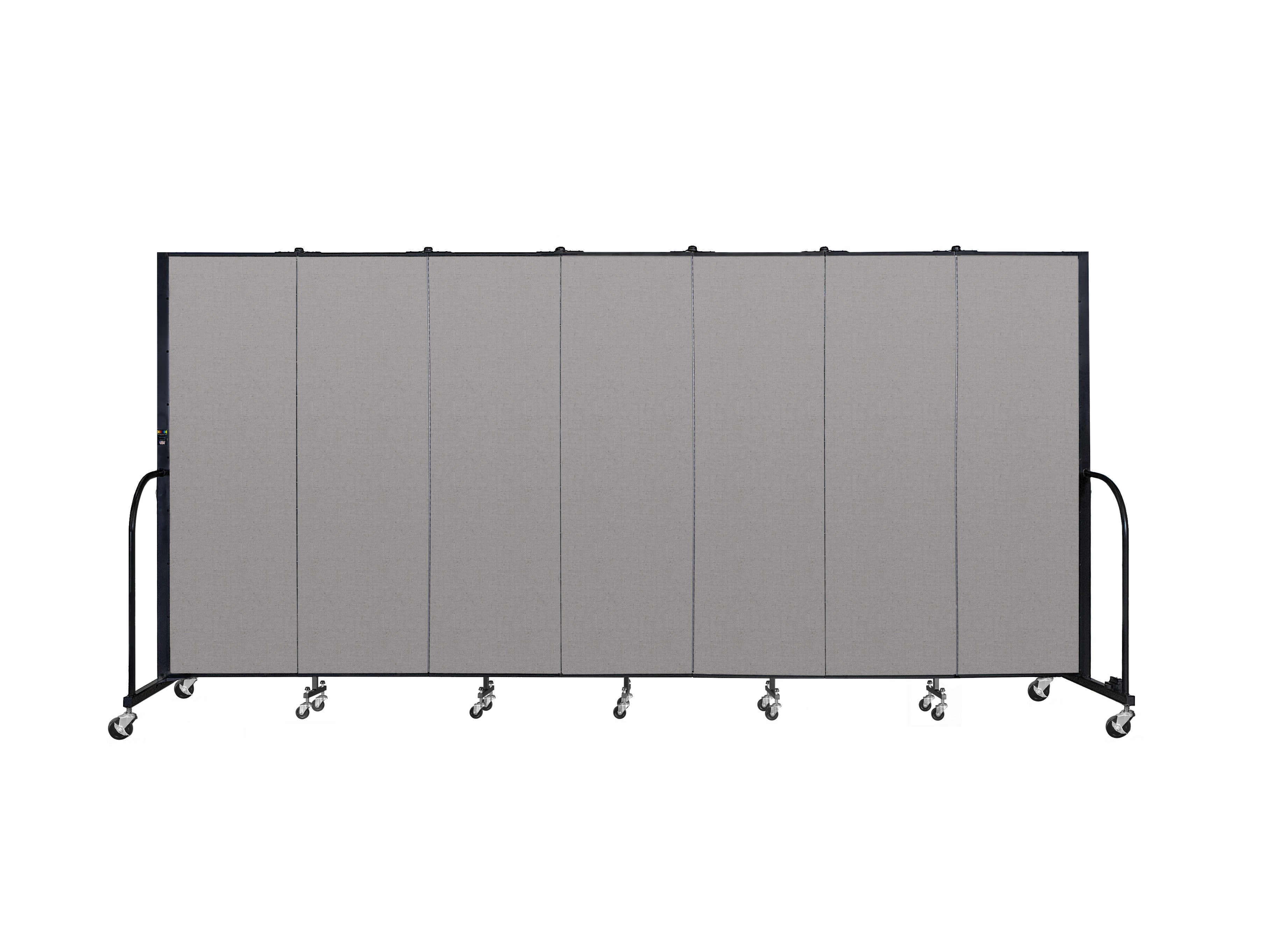 Signature Room Divider - 6'H x 13' 1"L - 7 Panel, Granite, Vinyl