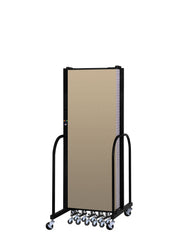 Signature Room Divider - 6'H x 13' 1"L - 7 Panel, Sandalwood, Vinyl