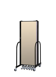 Signature Room Divider - 6'H x 13' 1"L - 7 Panel, Hazelnut, Vinyl