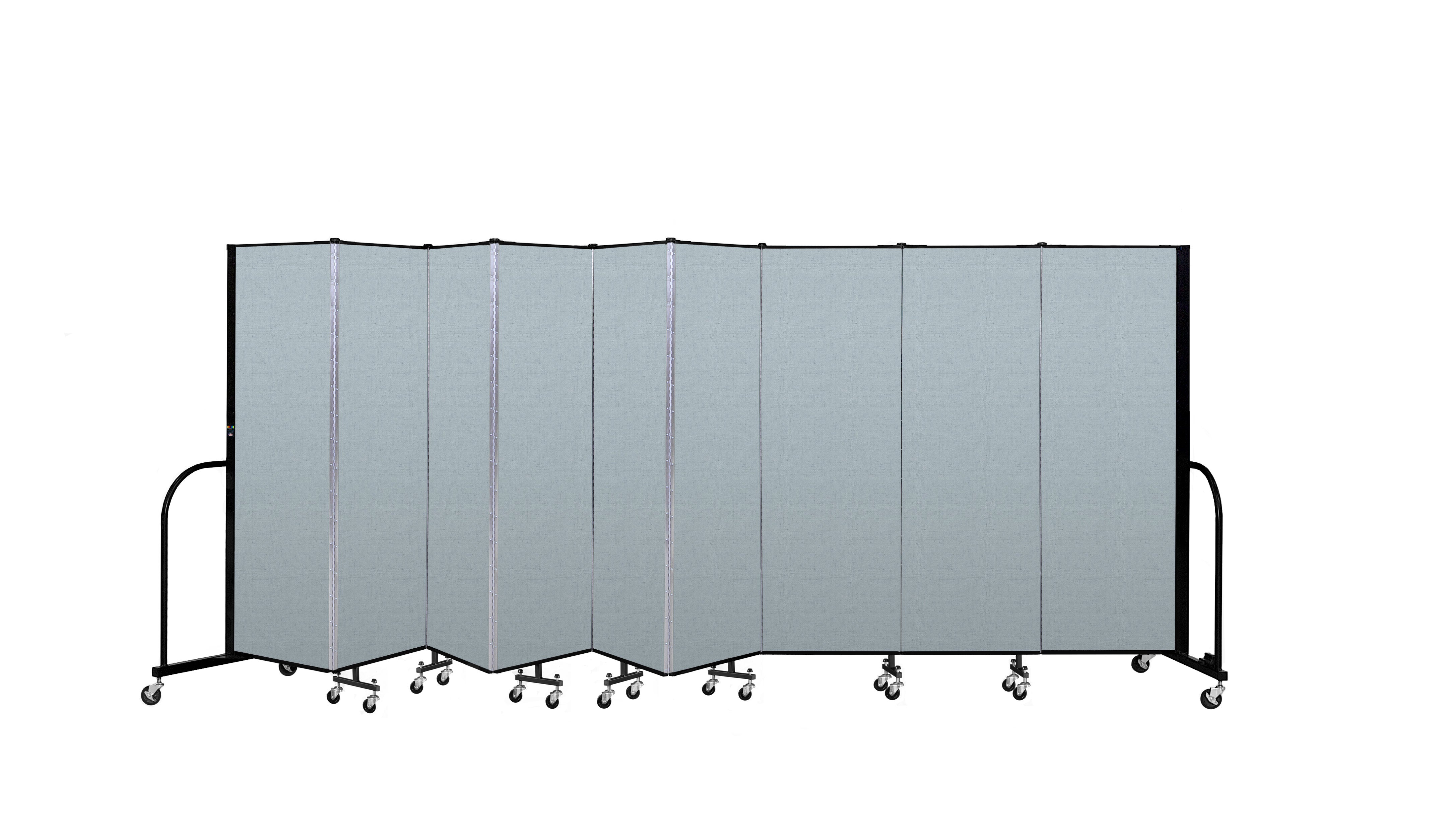 Signature Room Divider - 6'H x 16' 9"L - 9 Panel, Blue Tide, Vinyl