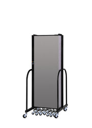 Signature Room Divider - 6'H x 16' 9"L - 9 Panel, Granite, Vinyl