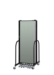 Signature Room Divider - 6'H x 16' 9"L - 9 Panel, Mint, Vinyl