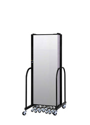 Signature Room Divider - 6'H x 16' 9"L - 9 Panel, Ice, Vinyl