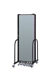 Signature Room Divider - 6' 8"H x 20' 5"L - 11 Panel, Blue Tide, Vinyl