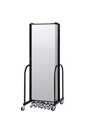 Signature Room Divider - 6' 8"H x 20' 5"L - 11 Panel, Ice, Vinyl