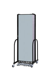 Signature Room Divider - 6' 8"H x 24' 1"L - 13 Panel, Blue Tide, Vinyl