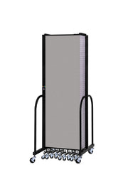 Signature Room Divider - 6' 8"H x 24' 1"L - 13 Panel, Granite, Vinyl
