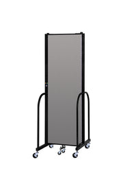 Signature Room Divider - 6' 8"H x 5' 9"L - 3 Panel, Granite, Vinyl