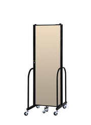 Signature Room Divider - 6' 8"H x 5' 9"L - 3 Panel, Hazelnut, Vinyl