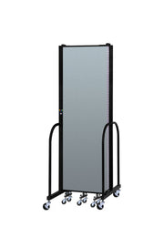 Signature Room Divider - 6' 8"H x 9' 5"L - 5 Panel, Blue Tide, Vinyl
