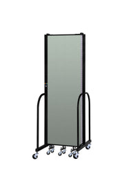 Signature Room Divider - 6' 8"H x 9' 5"L - 5 Panel, Mint, Vinyl
