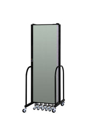 Signature Room Divider - 6' 8"H x 13' 1"L - 7 Panel, Mint, Vinyl