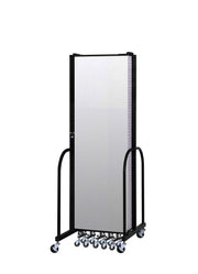 Signature Room Divider - 6' 8"H x 13' 1"L - 7 Panel, Ice, Vinyl