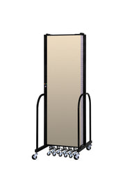 Signature Room Divider - 6' 8"H x 13' 1"L - 7 Panel, Hazelnut, Vinyl