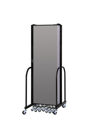 Signature Room Divider - 6' 8"H x 16' 9"L - 9 Panel, Granite, Vinyl