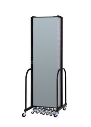Signature Room Divider - 7' 4"H x 20' 5"L - 11 Panel, Blue Tide, Vinyl