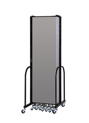 Signature Room Divider - 7' 4"H x 20' 5"L - 11 Panel, Granite, Vinyl