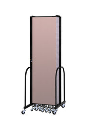 Signature Room Divider - 7' 4"H x 20' 5"L - 11 Panel, Rasberry, Vinyl
