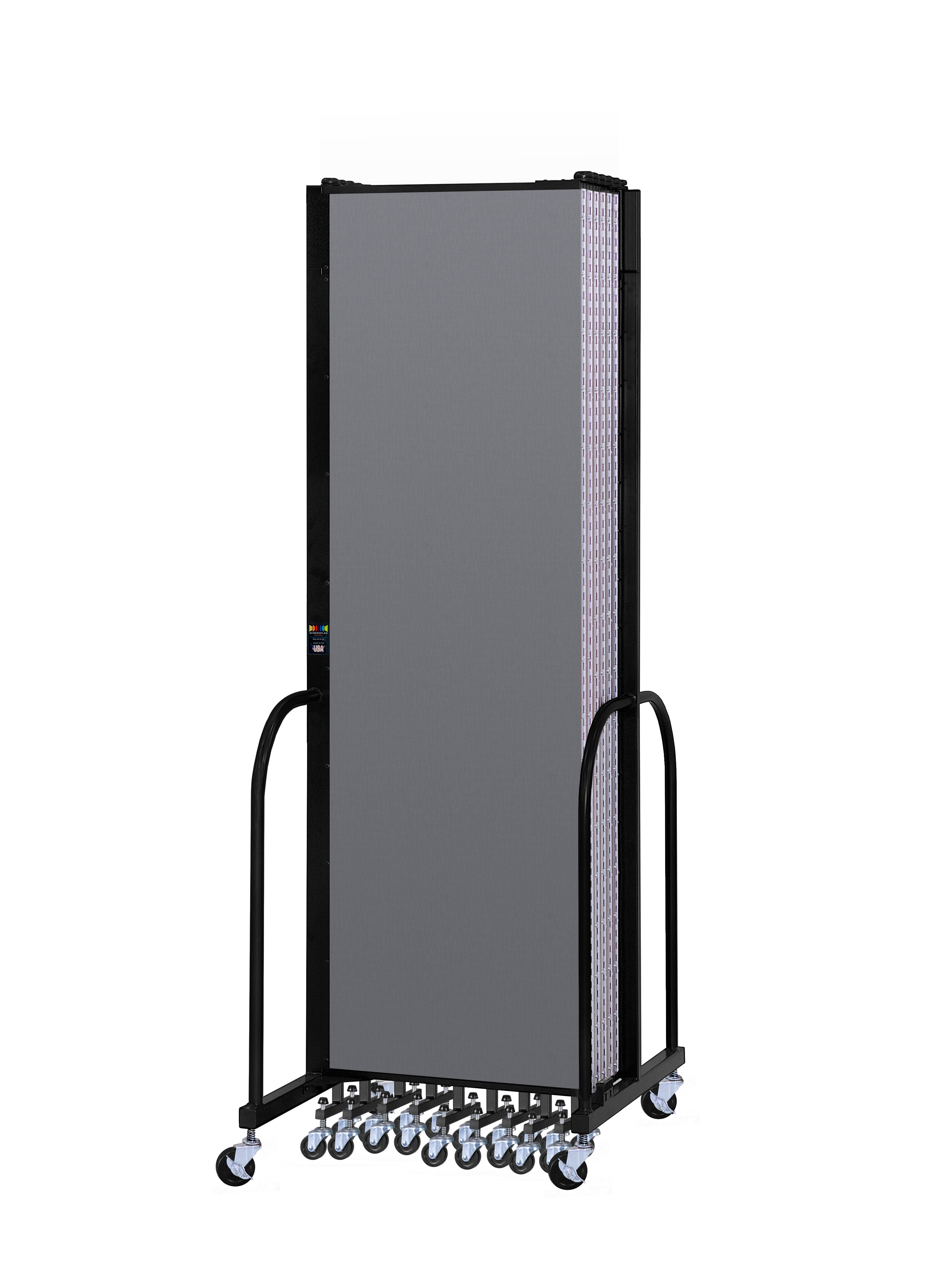 Signature Room Divider - 7' 4"H x 24' 1"L - 13 Panel, Stone, Fabric