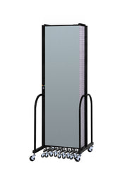 Signature Room Divider - 7' 4"H x 24' 1"L - 13 Panel, Blue Tide, Vinyl