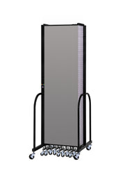 Signature Room Divider - 7' 4"H x 24' 1"L - 13 Panel, Granite, Vinyl