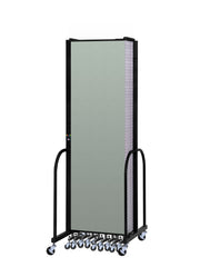 Signature Room Divider - 7' 4"H x 24' 1"L - 13 Panel, Mint, Vinyl