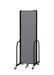 Signature Room Divider - 7' 4"H x 5' 9"L - 3 Panel, Stone, Fabric