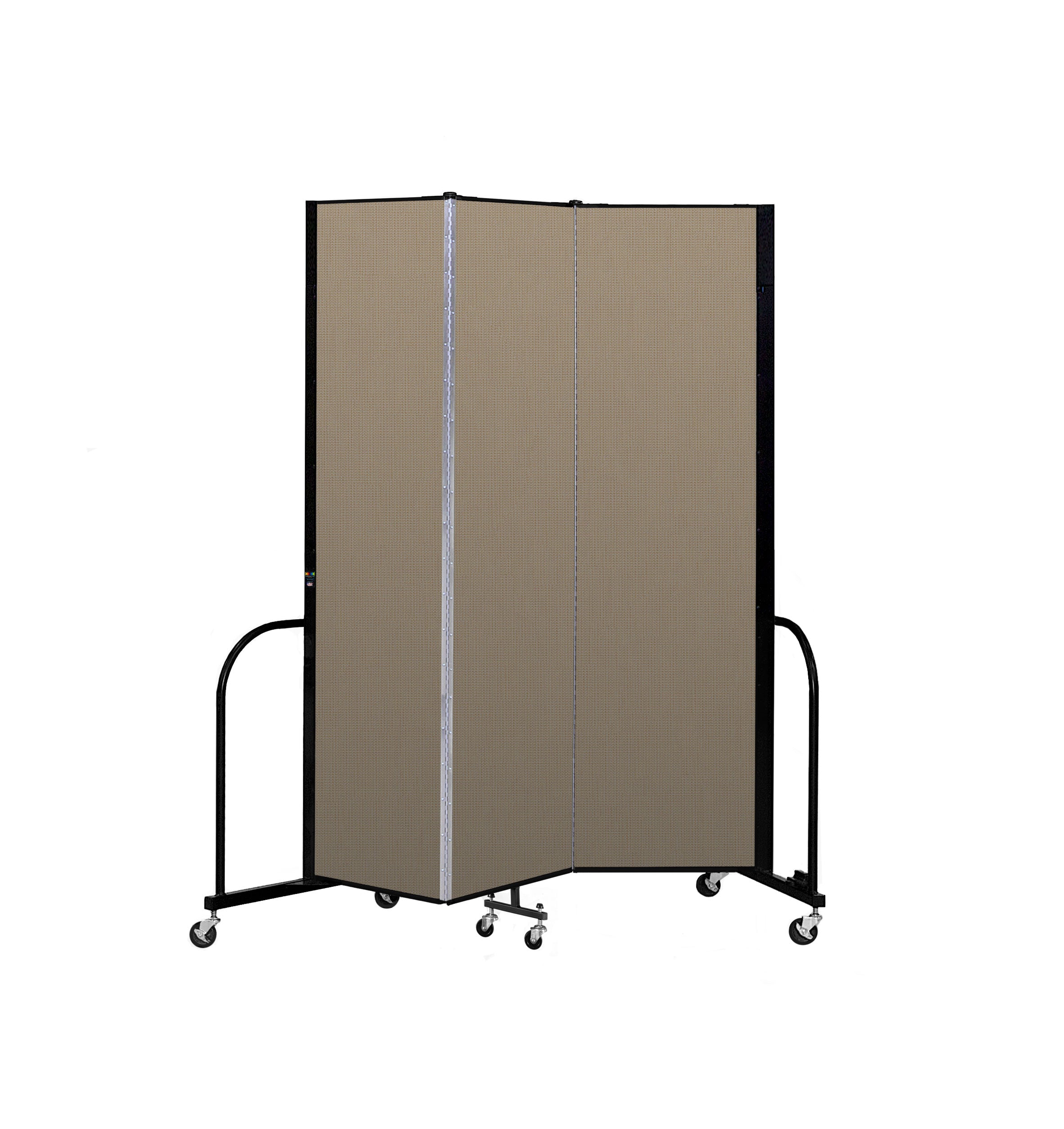 Signature Room Divider - 7' 4"H x 5' 9"L - 3 Panel, Desert, Fabric
