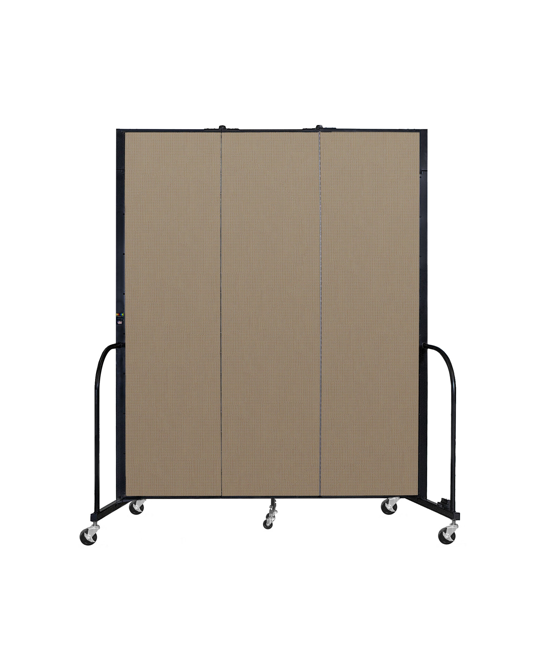 Signature Room Divider - 7' 4"H x 5' 9"L - 3 Panel, Desert, Fabric