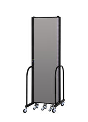 Signature Room Divider - 7' 4"H x 9' 5"L - 5 Panel, Granite, Vinyl