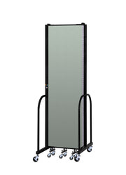 Signature Room Divider - 7' 4"H x 9' 5"L - 5 Panel, Mint, Vinyl