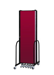 Signature Room Divider - 7' 4"H x 13' 1"L - 7 Panel, Primary Red, Fabric