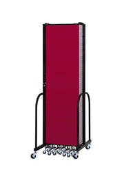Signature Room Divider - 7' 4"H x 16' 9"L - 9 Panel, Primary Red, Fabric